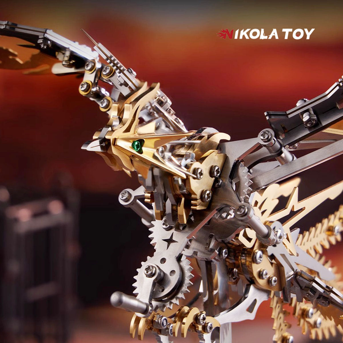 NikolaToy™ Mechanical species - Phoenix (3D metal puzzle