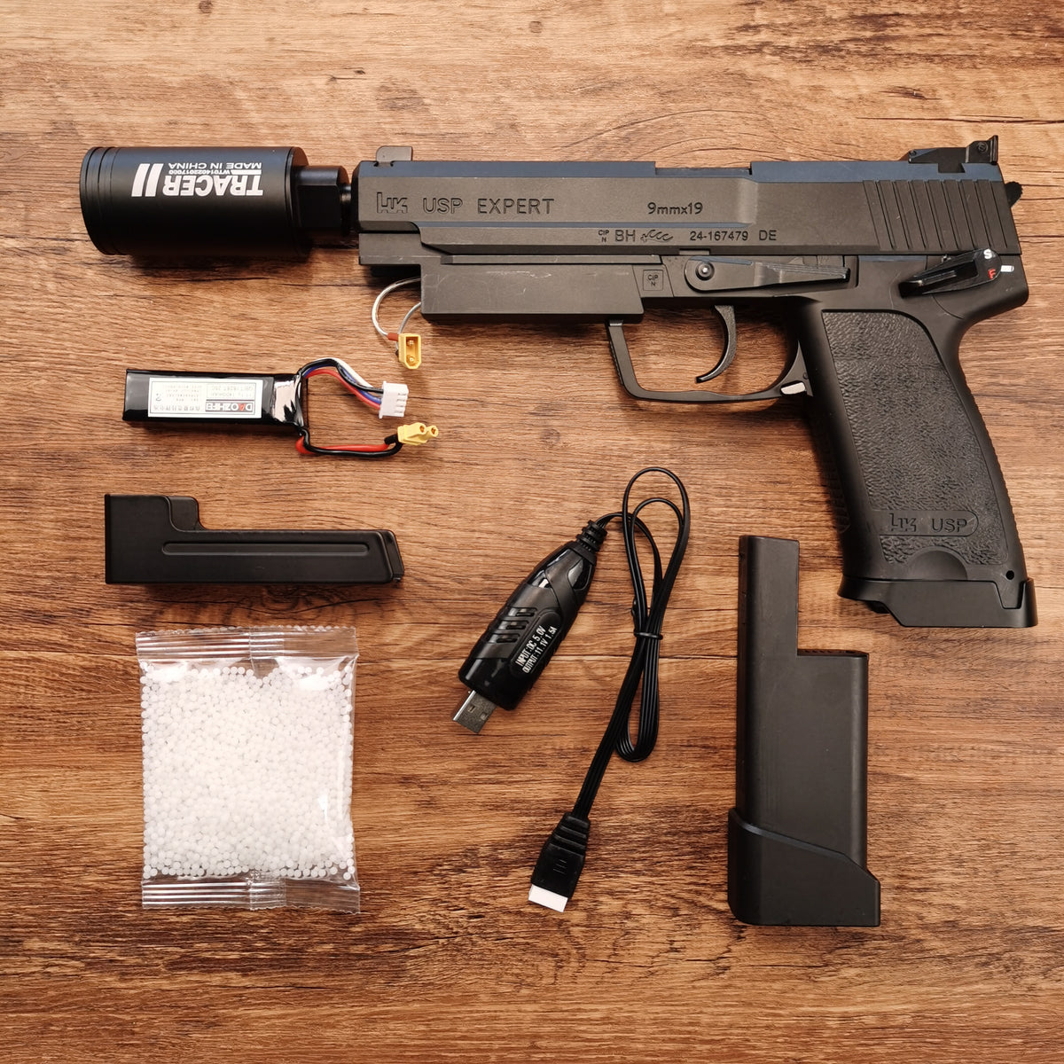 Pistola Airsoft Eléctrica HK USP Tactical, Comprar online