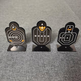 Stainless steel target toy gun shooting training