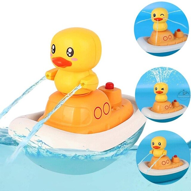 Baby Bath Toys Baby Bathtub Toys Yellow Duck Baby Sprinkler Bath