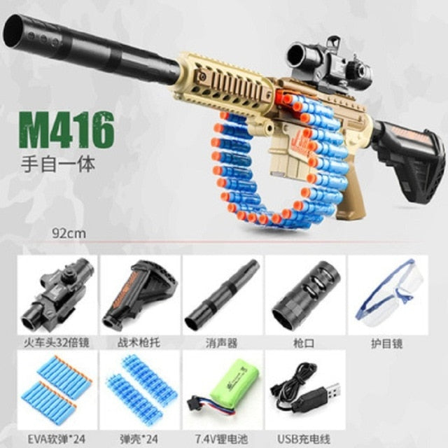 M2 Nerf Guns Electric Toy Guns forNerf Gun Bullets,Toy Gun EVA