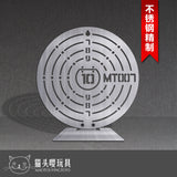 Stainless steel target toy gun shooting training