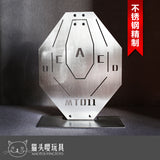 Stainless steel target toy gun shooting training