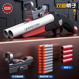 Hand-Held Short Cannon Toy Shotgun With Ejecting Shells