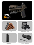 The Gecko Darts Blaster - A Cyberpunk 2077 Pistol