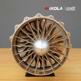 WS-15 Fighter Turbofan Engine Model DIY Assembly Kits 150+ PCS - Nikola Toy