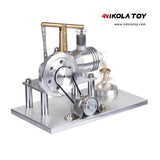 New Stirling engine+LED lights - Nikola Toy