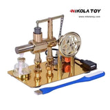 Stirling engine model - power generation+LED light - Nikola Toy