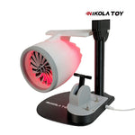 Creative desktop JetFan - equipped with a humidifier and red tail lights - Nikola Toy