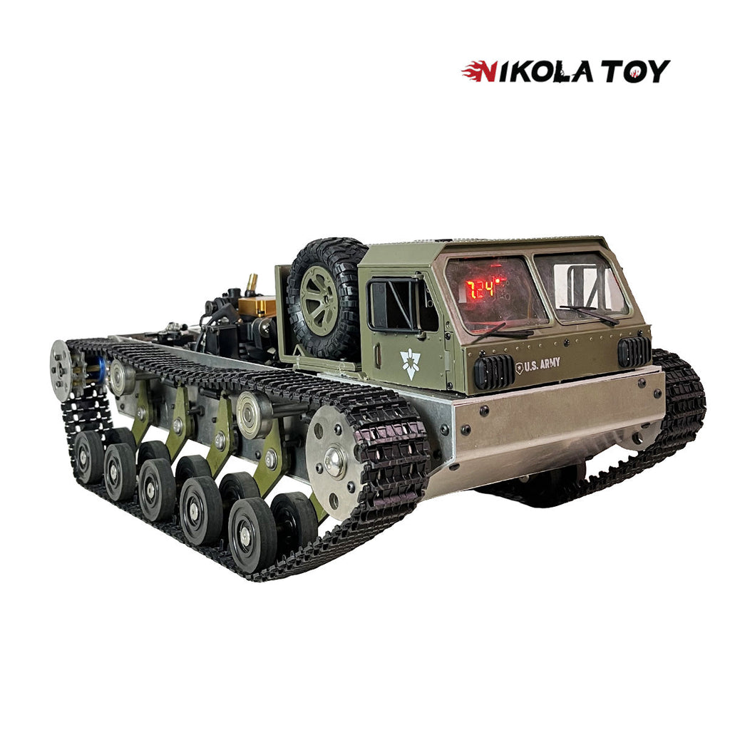 NikolaToy™ 1/14 3.5cc internal combustion engine RC tracked station ve ...