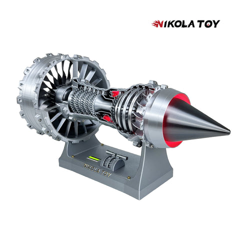 Final version of Rolls Royce Trent 900 turbofan engine model (40cm/15.7in) - Nikola Toy