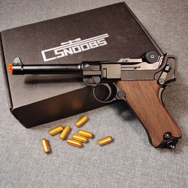 Luger P08 Shell Ejecting Laser Toy Gun – Csnoobs Online Store