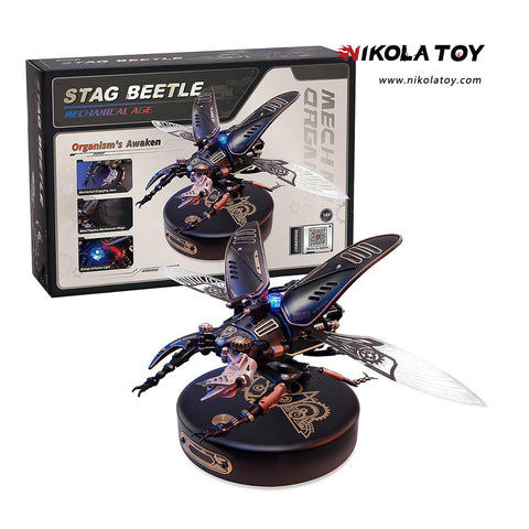 Mechanical beetle 3D Metal Model Kits - Nikola Toy