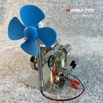 Stirling engine model - power generation+windmill - Nikola Toy