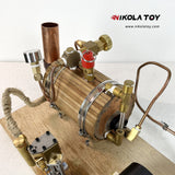 Retro steam engine model - Nikola Toy