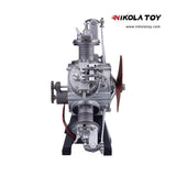 Star shaped 5-cylinder engine model kits (250+Pcs) - Nikola Toy