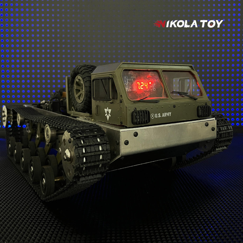 NikolaToy™ 1/14 3.5cc internal combustion engine RC tracked station ve ...