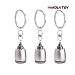 CNC Precision Turbofan Engine Keychain - Nikola Toy