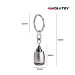 CNC Precision Turbofan Engine Keychain - Nikola Toy