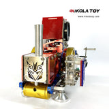 Double cylinder Stirling thermal power Generator Set - Nikola Toy