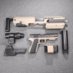 M1911 Semi Auto Toy Pistol with Carbine Kit