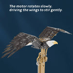 TECHING Kinetic Bald Eagle Sculptures Kits with Flapping Wings - Nikola Toy