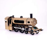 Teching Engine Steam Train Model With Pathway Full Aluminum Alloy Model Kits - Nikola Toy