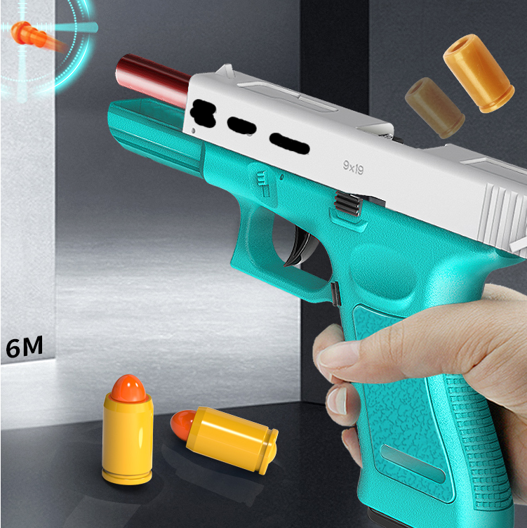 Glock Shell Ejecting Blowback Toy Gun, Budget and Fun Toy Gun, Fidget Toy  Gun