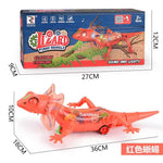 Sound and light lizard toy for kids