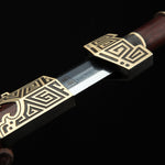Handmade Chinese Han Dynasty Sword - Monarch [Red]
