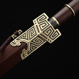 Handmade Chinese Han Dynasty Sword - Monarch [Red]