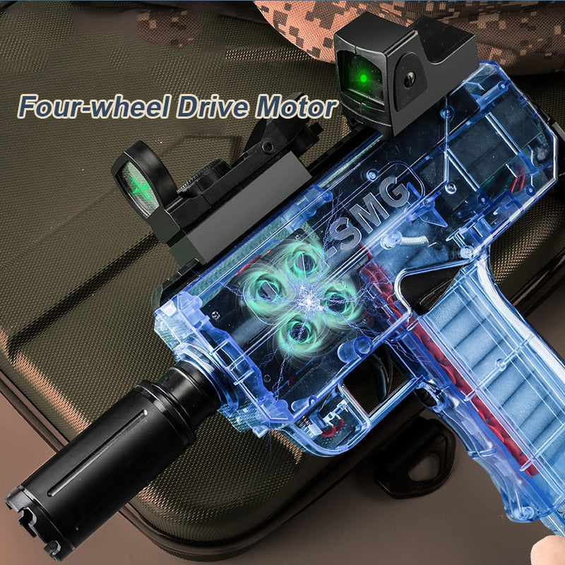 Submachine Gun Toy Uzi Electric submachine Toy Gun Darts Blaster – Csnoobs Online Store