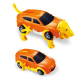 Transformation Wind Up Dog Toys Pull Back Deformation Car